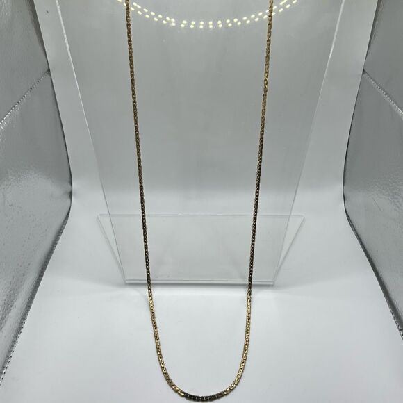 Vintage H-A Vendome Long Flat Chain Necklace - Picture 4 of 7